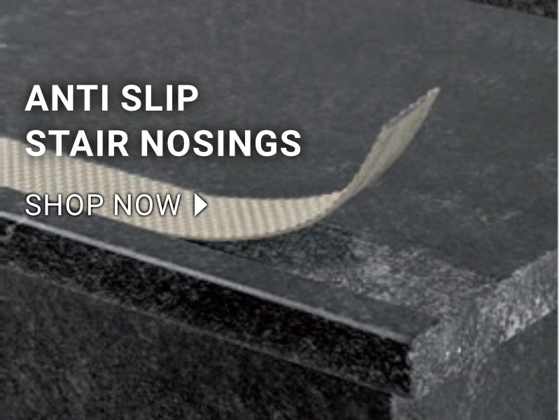 Anti slip stair nosings